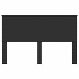 Headboard with Headboard Black Oak 150 cm Engineered wood 887748