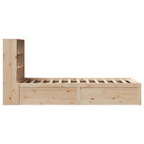 Bed Frame without Mattress 90x190 cm Single Solid Wood Pine 3323476