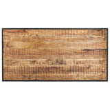 Dining Table 140 cm Rough Mango Wood 320691