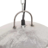Industrial Vintage Hanging Lamp 25 W Silver Round 41 cm E27 320541