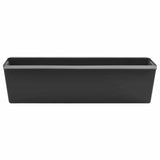 Flower Boxes for Euro Pallets 24 pcs Black 36 x 13.5 x 9.5 cm 42037211