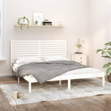 Bed Frame without Mattress White 180x200 cm Super King Solid Wood 3104624