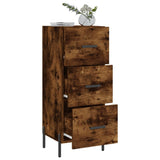 Sideboard Smoked Oak 34.5x34x90 cm Engineered Wood 828617