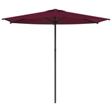 Garden Parasol with Base 270 x 270 cm Polyester Rectangular 42036190