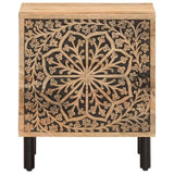 ZNTS Bedside Cabinet 40x33x46 cm Solid Wood Mango 358208