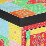 TV Cabinet Multicolour 100 x 35 x 50 cm Solid Mango Wood 4017571