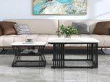 Nest of 2s Square Coffee Coffee Set Nesting Sofa Multi-functional End Side WF308436WAA