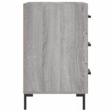 Bedside Cabinet Grey Sonoma 40x40x66 cm Engineered Wood 827666