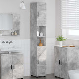 Bathroom Cabinet with Storage Concrete Grey 30 x 35 x 192 cm 883337