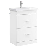 Bathroom Furniture Set White 61 x 40 x 84.5 cm Engineered Wood 3404366