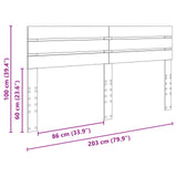 Headboard Old Wood Engineered wood 888171
