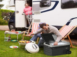 40L Car Refrigerator, Portable Compressor Cooler Box, Fridge Freezer w/ Inner LED Light, Foldable T3398P349479