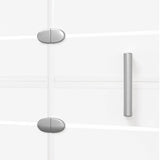 Folding Shower Enclosure ESG 100x140 cm White 150738