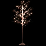 LED White Birch Tree Warm White 128 LEDs 220 cm 345145