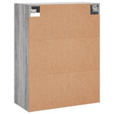 Wall Mounted Cabinet Grey Sonoma 69.5x34x90 cm 828498