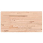 Table Top 100x50x1.5 cm Rectangular Solid Wood Beech 3188879