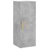 Highboard Concrete Grey 34.5x34x180 cm Engineered Wood 3198845