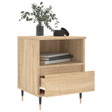 Bedside Cabinets 2 pcs Sonoma Oak 40x35x50 cm Engineered Wood 830611
