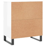 Sideboards 3 pcs High Gloss White Engineered Wood 3190207
