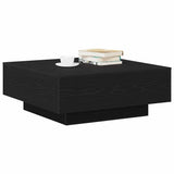 Coffee Table Black Oak 80 x 80 x 31 cm 862999
