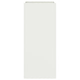 Planter White 32x29x75 cm Steel 841572