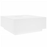 ZNTS Coffee Table White 100x100x40 cm Engineered Wood 3284049