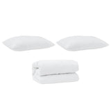 2-in-1 Duvet with Pillow 2 pcs White Down Feather 3376340