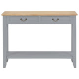 Console Table Grey 110x35x80 cm Wood 249902