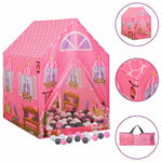 ZNTS Children Play Tent with 250 Balls Pink 69x94x104 cm 3107750