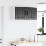 Wall Cabinet LUCCA Black 80 x 31 x 40 cm Engineered Wood 884935