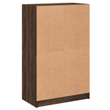 Highboard with Doors Brown Oak 68x37x109 cm Engineered Wood 3295856