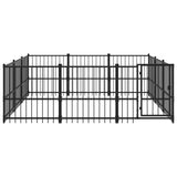 Outdoor Dog Kennel Steel 8.47 m 3124616