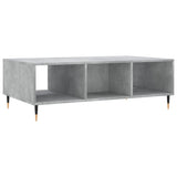 Coffee Table Concrete Grey 104x60x35 cm Engineered Wood 827080