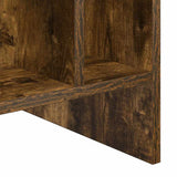Record Cabinet Smoked Oak 78.5 x 35 x 45 cm Engineered Wood 891076