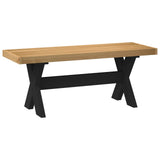 Dining Bench NOAIN 120 x 41 x 45 cm Solid Pine Wood Natural 42020927