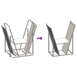 Firewood Rack White 69.5x35x81 cm Cold-rolled steel 864178