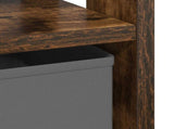 Bedside Table 2 pcs Smoked Oak 41 x 40 x 45 cm Engineered Wood 8000429