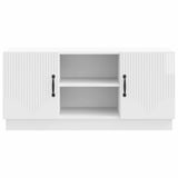 TV Cabinet High Gloss White 102 x 34.5 x 47 cm Engineered Wood 895389
