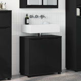 Bathroom Basin Cabinet Black 60 x 30 x 60 cm Engineered Wood 888748
