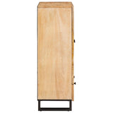 Highboard with Drawer Brown 40 x 33 x 110 cm Solid Mango Wood 4018074