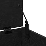 Storage Box Black Oak 84 x 42 x 46 cm Engineered Wood 862633
