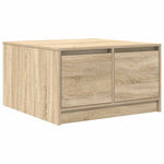 ZNTS Coffee Table with Drawers Sonoma Oak 70.5x70x40 cm 3328410