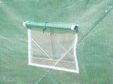 Walk-in Polytunnel Greenhouse, Outdoor Garden Tunnel Greenhouse Tent with Zipped Roll-Up Door and 8 T3398P317732