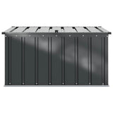 Garden Storage Box Black 101 x 56.5 x 50 cm Steel 42011277