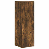 Side Shelf Smoked Oak 33 x 32 x 100.5 cm Engineered Wood 892422