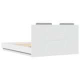 Bed Frame without Mattress White 140x200 cm 3209919
