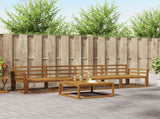 Outdoor Sofa Set 5 pcs Natural Solid Acacia Wood 3367157