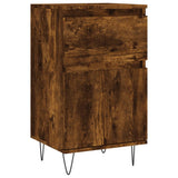 Sideboards 2 pcs Smoked Oak 40x35x70 cm Engineered Wood 831159