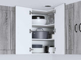 Wall Corner Cabinet LUCCA Grey Sonoma 57 x 57 x 80 cm 885081