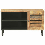 Storage Cabinets Natural 80 x 33 x 46 cm Solid Mango Wood 4018859